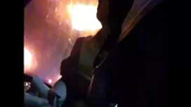 Blonde après l'entra ...